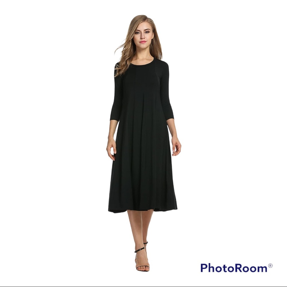 Black Midi Dress